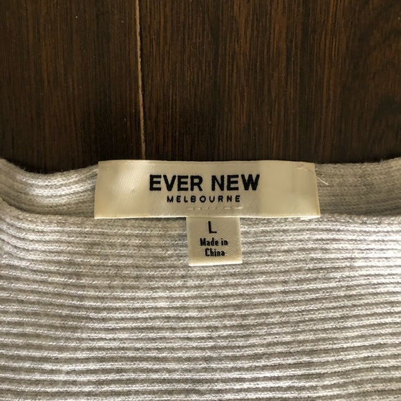 Boat neck, dolman sleeve ribbed sweater. - Picture 4 of 4